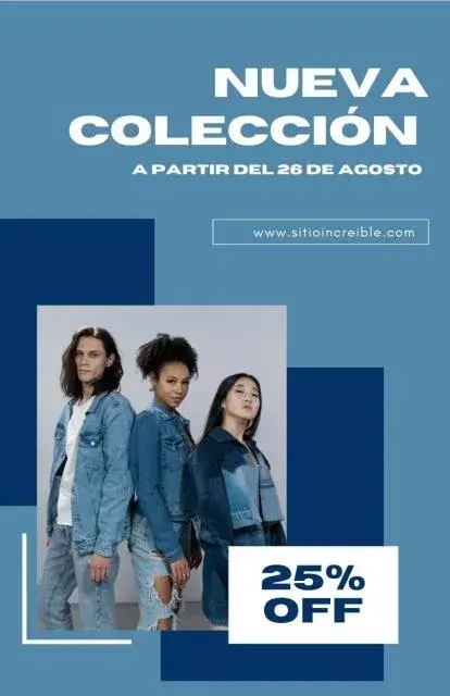 Flyer publicitario realizado por MiNegocioMex