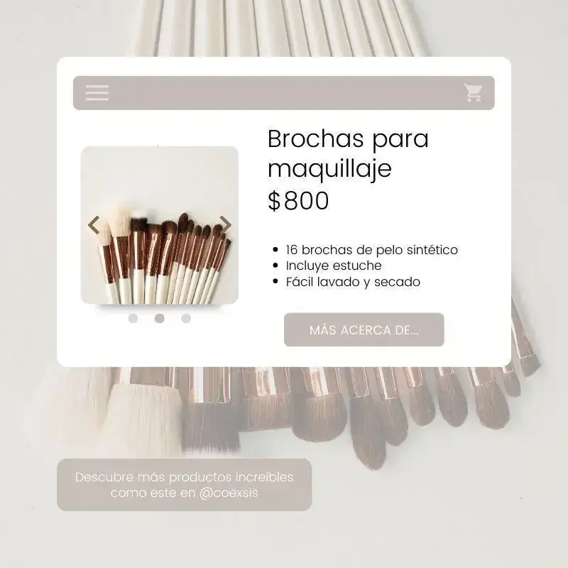 Flyer publicitario realizado por MiNegocioMex
