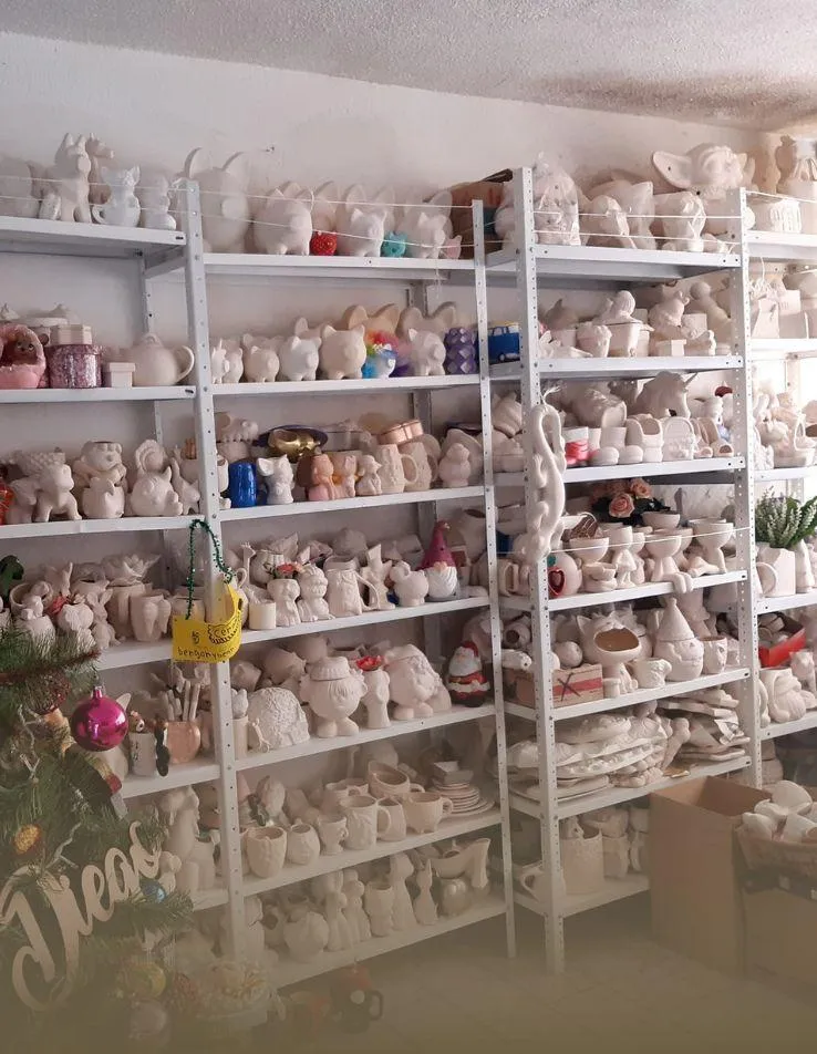 Cerámica artesanal lista para personalizar