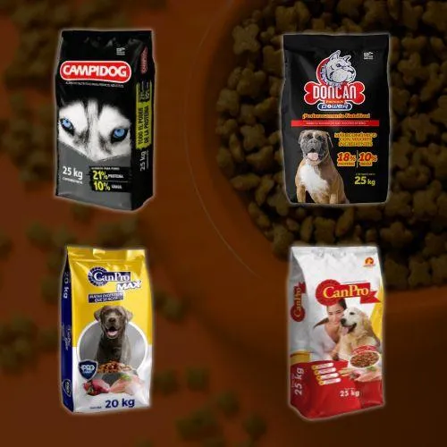 Alimento, Accesorios y medicamentos
