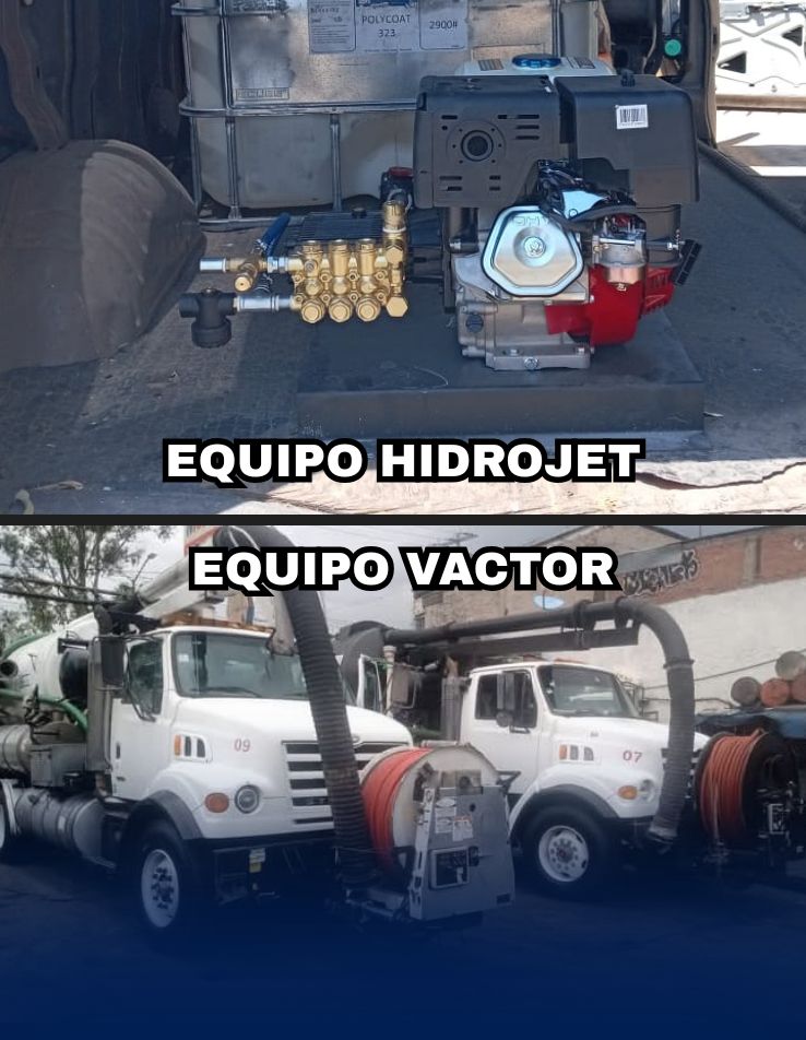 Desazolve con Vactor e Hidrojet
