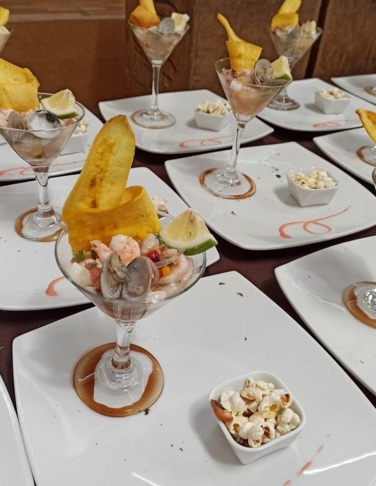 Cena de gala a tres tiempos
